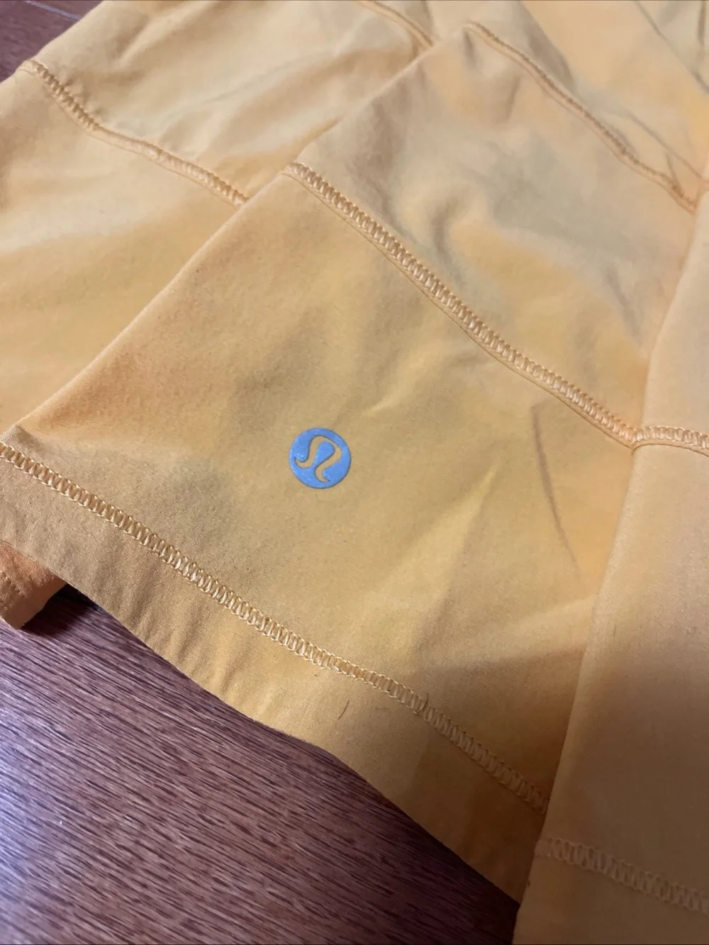 Lululemon Women Pace Rival Mid-Rise Skirt Mango Dream Orange Tennis Golf Skort 8
